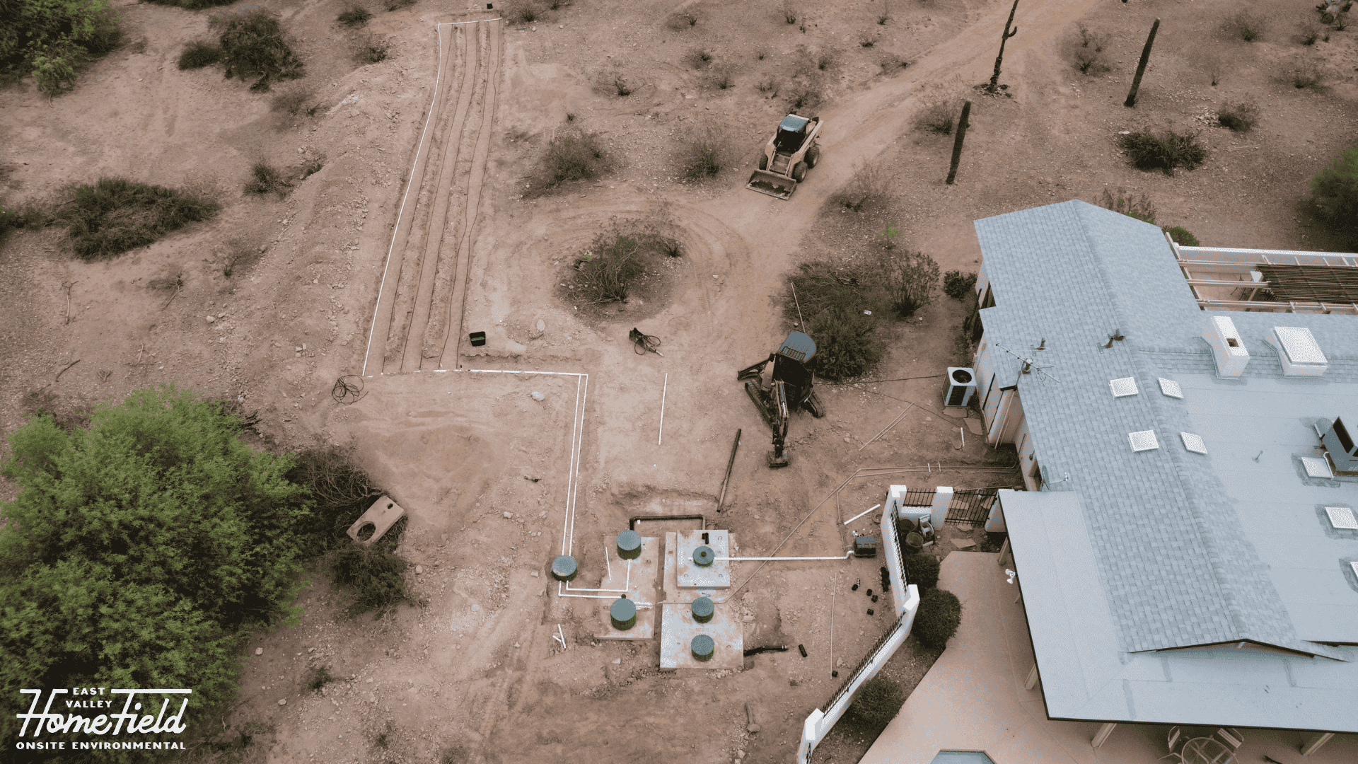 HomeField Installation Crew Installing a Disposal Field