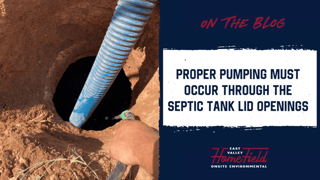 Proper Access Opening for Septic Tank Pumping