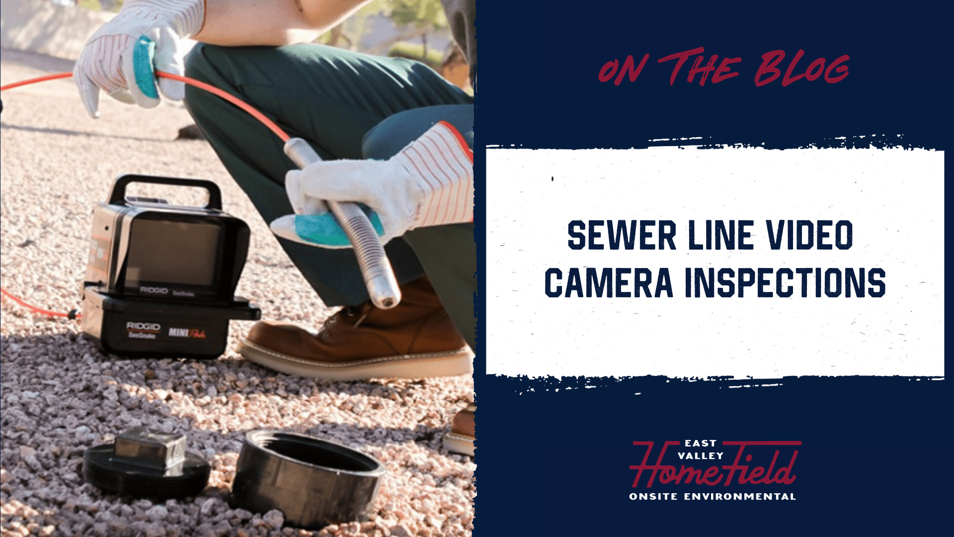 Sewer Line Video Inspections Technicians Performing Video Sewer Line Inspections