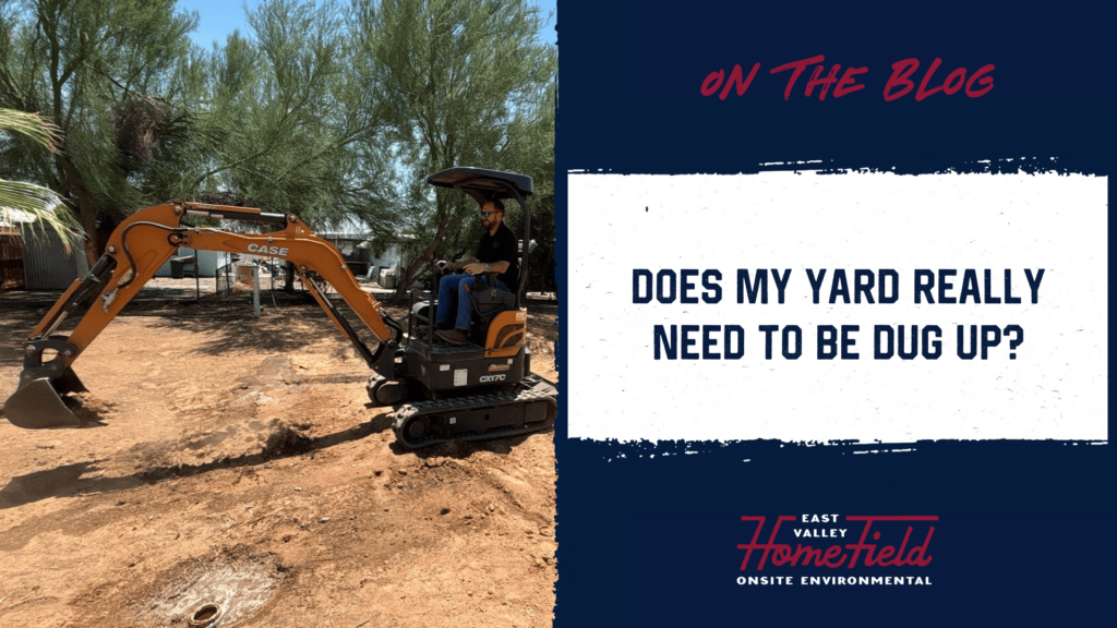 Yard Excavation for Home Sales