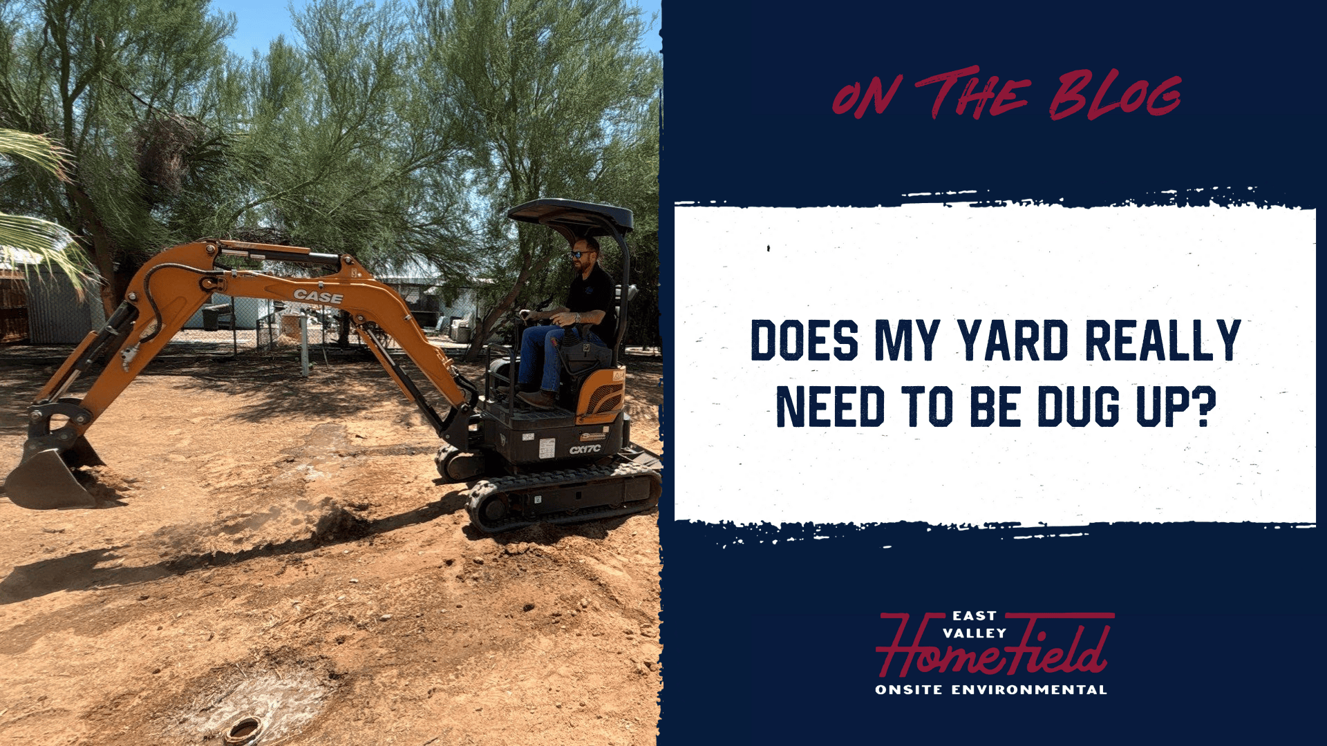 Yard Excavation for Home Sales