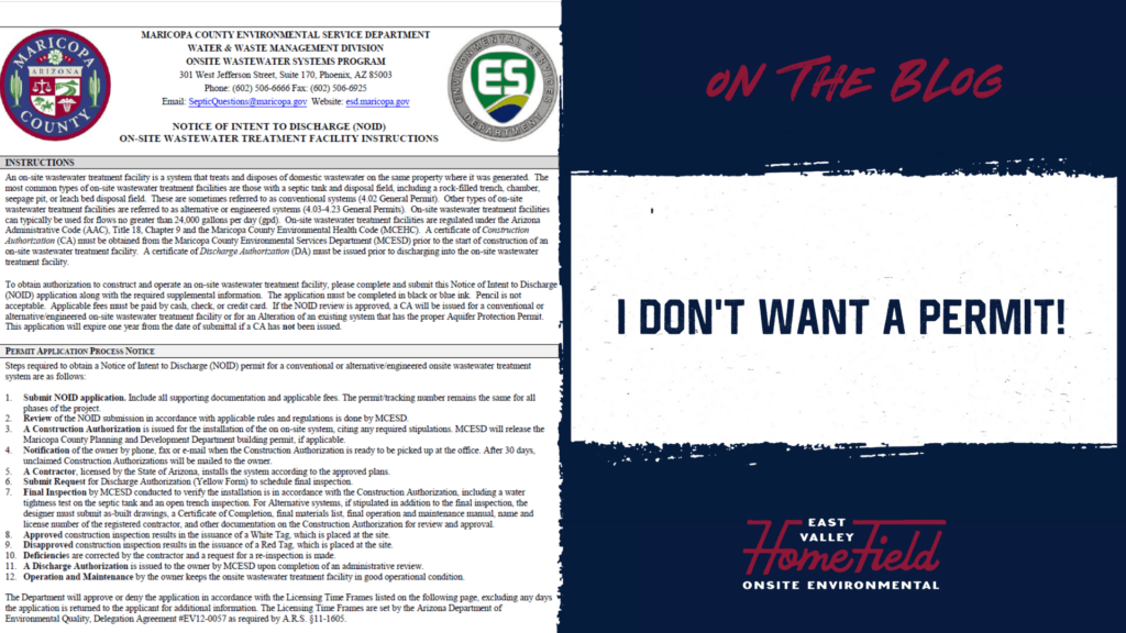 Don't Want a Permit?