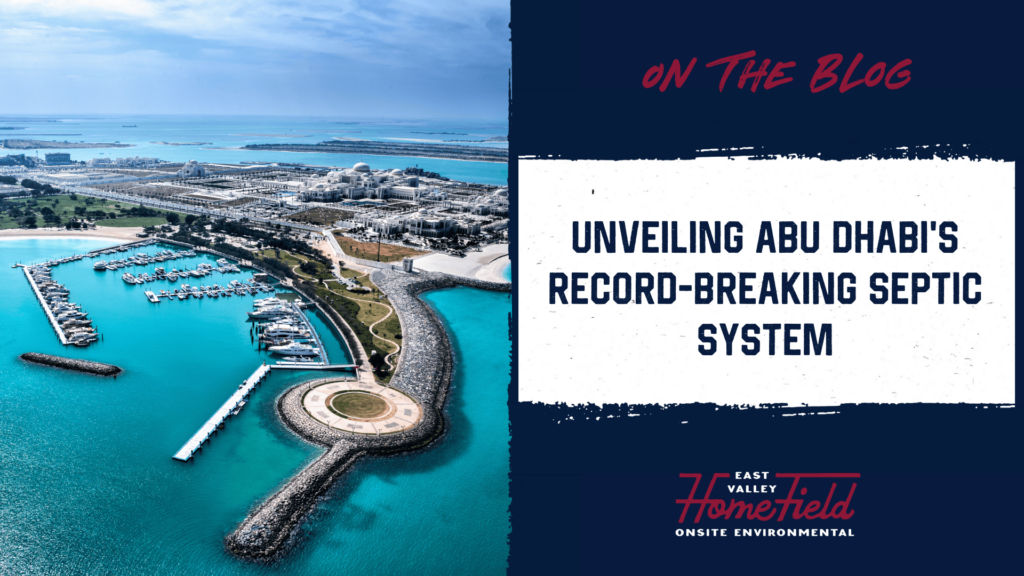 World's Largest Septic System in Abu Dhabi